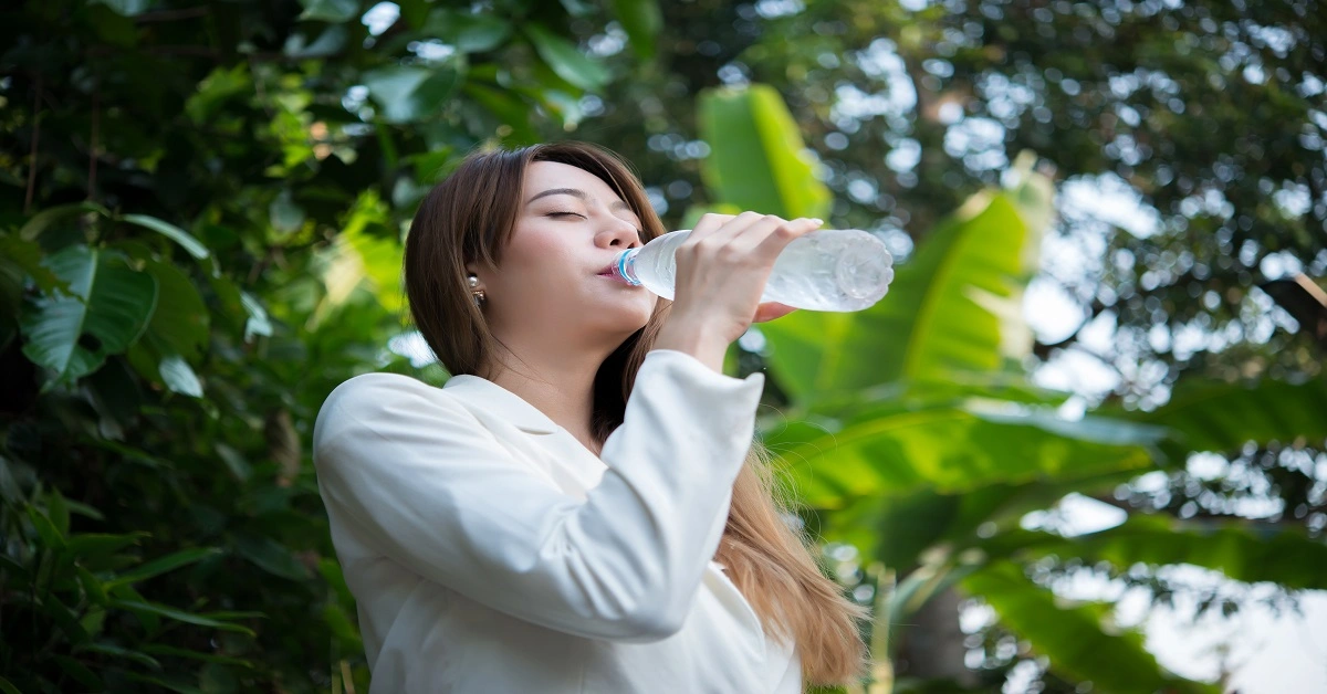 We should drink more water for a healthy lifestyle because water improves health and hydrates your body,