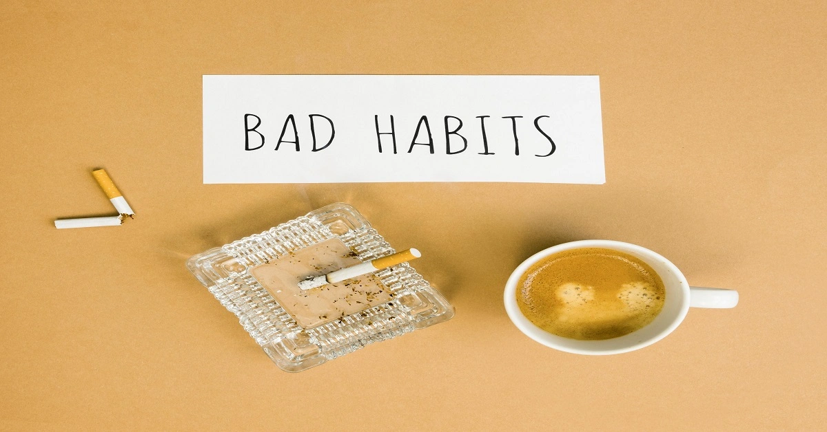 For a better lifestyle, it is very important to give up bad habits, such as:
